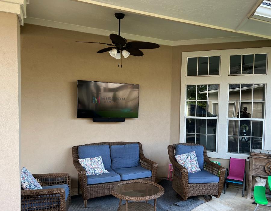 Outdoor Entertainment install Mission Digital